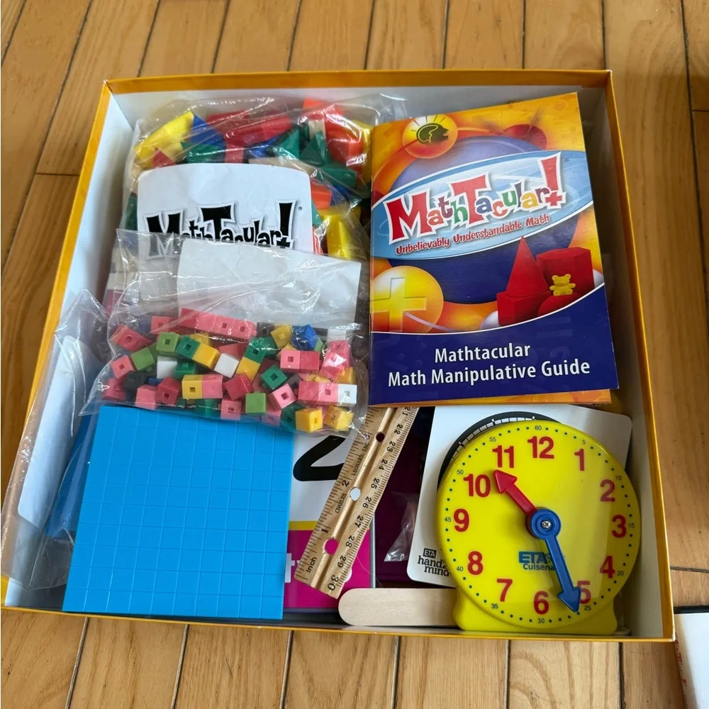 Mathtacular Kids Math Manipulative Kit - Educational Math Toy Set - Picture 4 of 8